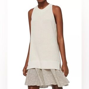 Haliki Speckle Layered-Look Dress